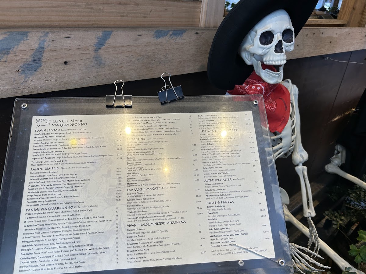 Via Quadronno Menu - Image 6